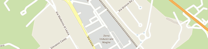 Mappa della impresa caseificio foscarini srl a MAGLIE