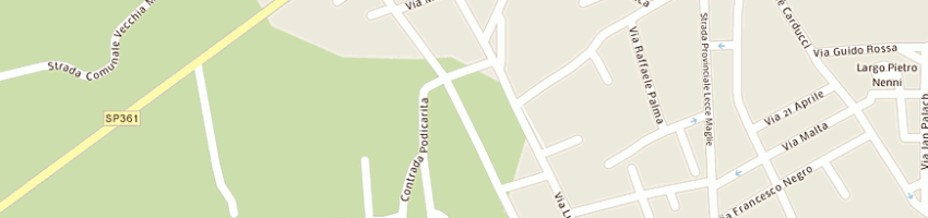 Mappa della impresa chiesa cattolica parrocchiale s maria della porta a LECCE