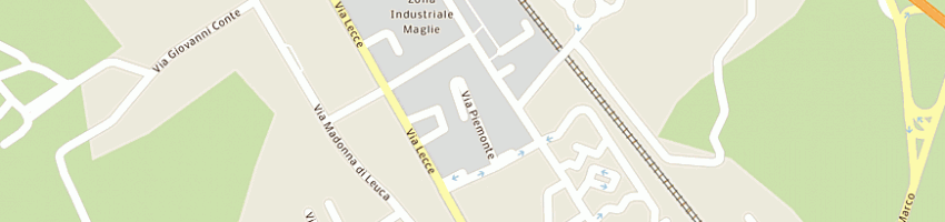Mappa della impresa valerio carrozzeria a MAGLIE