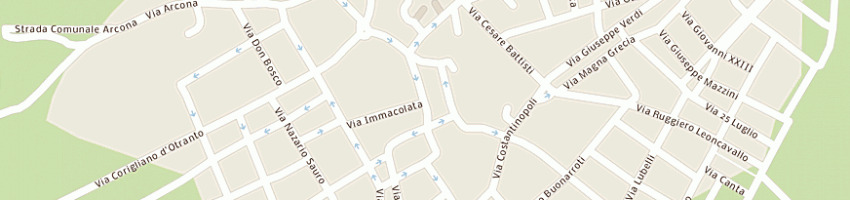 Mappa della impresa unicredit banca spa a CASTRIGNANO DE GRECI