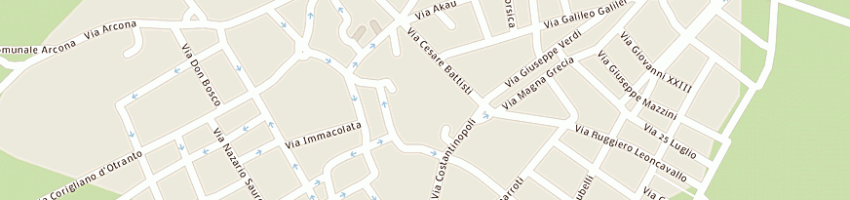 Mappa della impresa romano rocco e antonio snc a CASTRIGNANO DE GRECI