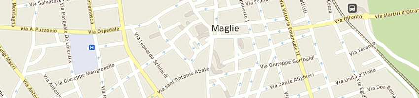 Mappa della impresa bar caffe' trento e trieste a MAGLIE
