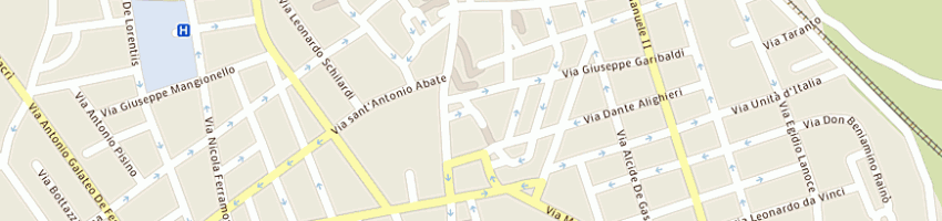 Mappa della impresa tamborino frisari giulio a MAGLIE