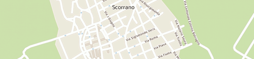Mappa della impresa punto moda di de donno angela a SCORRANO