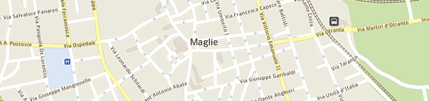 Mappa della impresa maglio arte dolciaria srl a MAGLIE