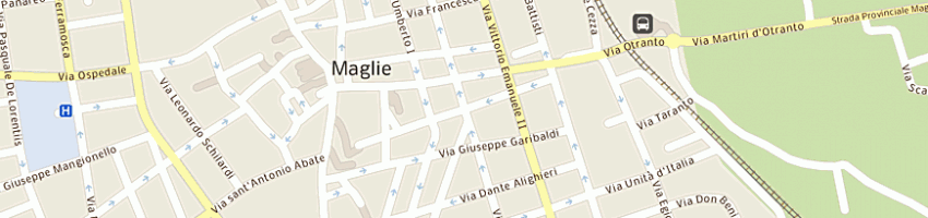 Mappa della impresa canoci hair a MAGLIE