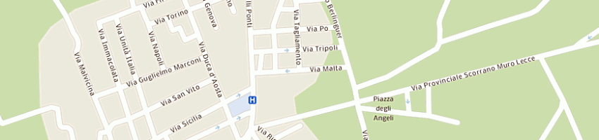 Mappa della impresa presicce francesco a SCORRANO