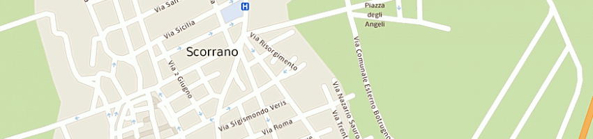 Mappa della impresa convento padri cappuccini a SCORRANO