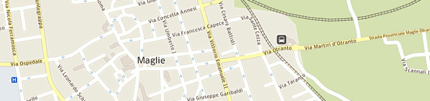 Mappa della impresa shopping srl a MAGLIE