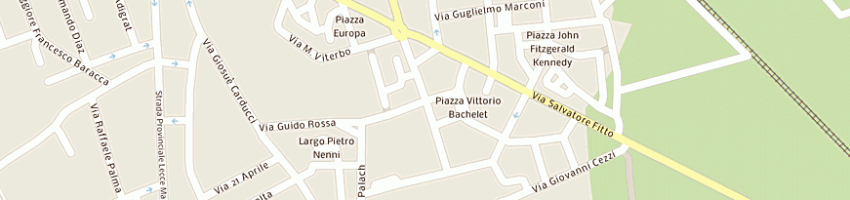Mappa della impresa accoto walter a MAGLIE