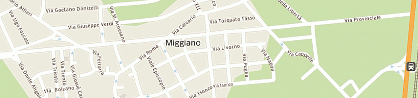 Mappa della impresa de matteis filippo francesca a MIGGIANO