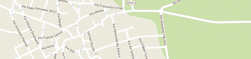 Mappa della impresa dolciaria chirico di chirico marco a CURSI
