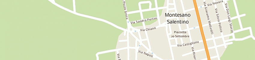 Mappa della impresa germani giorgiani snc a MONTESANO SALENTINO
