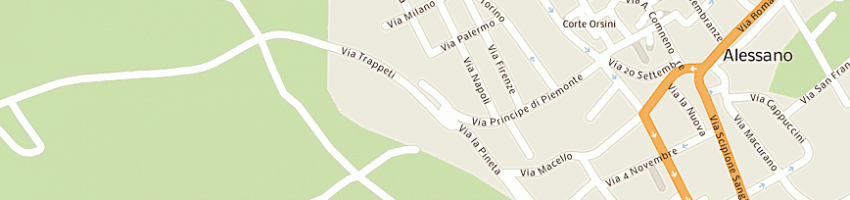 Mappa della impresa piscopello raffaele a ALESSANO