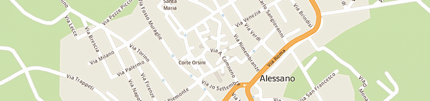 Mappa della impresa floriano srl a ALESSANO