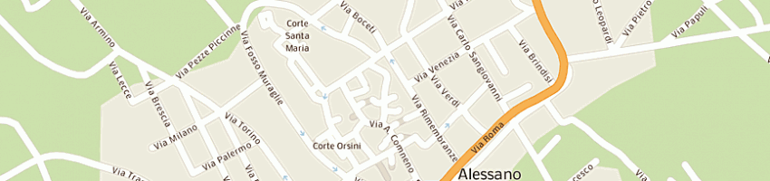 Mappa della impresa itef a ALESSANO
