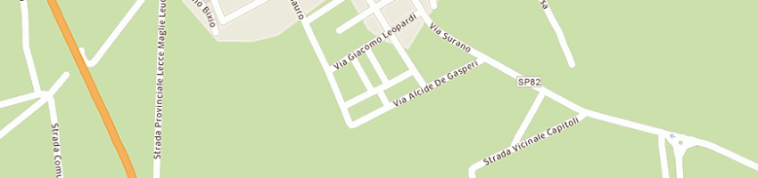 Mappa della impresa mariano maurizio a LECCE