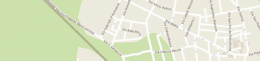 Mappa della impresa cral regione puglia a LECCE