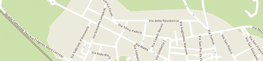 Mappa della impresa classe a srl a MURO LECCESE