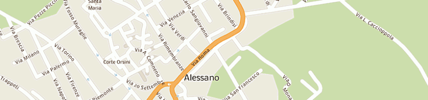 Mappa della impresa carluccio fernando a ALESSANO