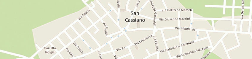 Mappa della impresa confezioni cpm srl a SAN CASSIANO