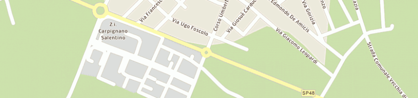Mappa della impresa moschettini santo a CARPIGNANO SALENTINO