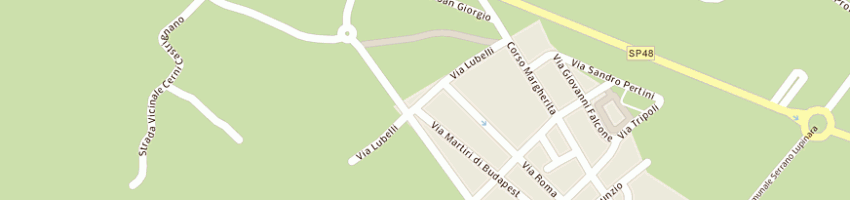 Mappa della impresa bakery e bakpow srl a CARPIGNANO SALENTINO