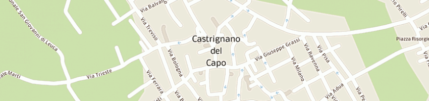 Mappa della impresa ruberti giovanni antonio a CASTRIGNANO DEL CAPO