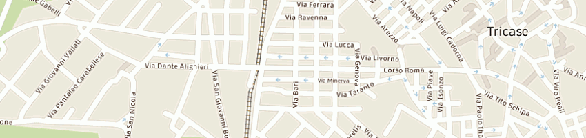 Mappa della impresa foto studio 13 srl a TRICASE