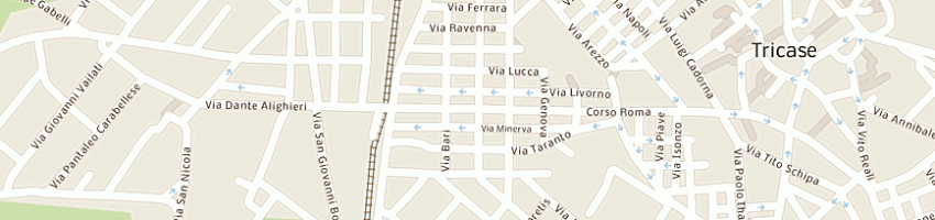 Mappa della impresa cosi antonia a TRICASE