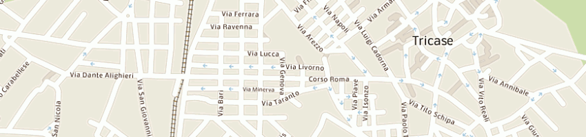 Mappa della impresa decor srl a TRICASE