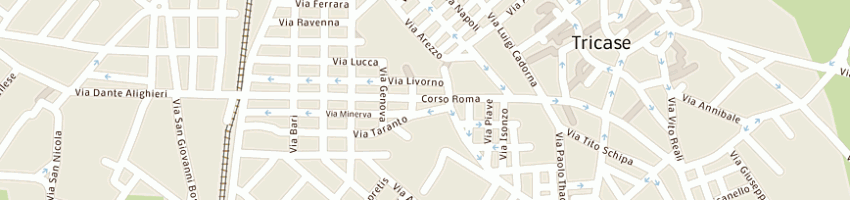 Mappa della impresa automobile club a TRICASE