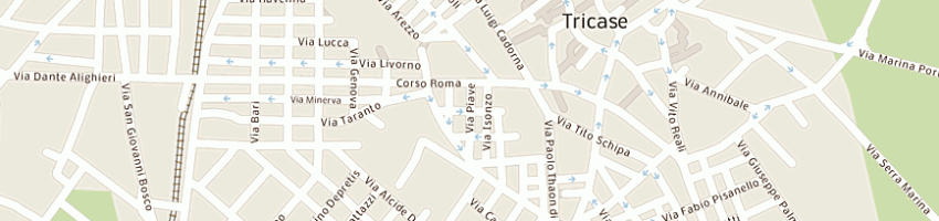 Mappa della impresa 'centro benessere ' di campi angela e csas a TRICASE
