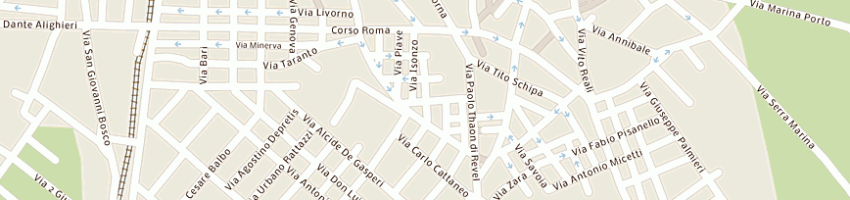 Mappa della impresa termoimpianti  a TRICASE