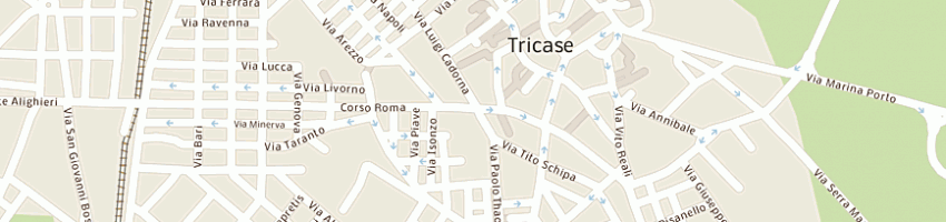 Mappa della impresa pizza flli snc a TRICASE
