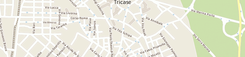 Mappa della impresa montunato maria rita a TRICASE