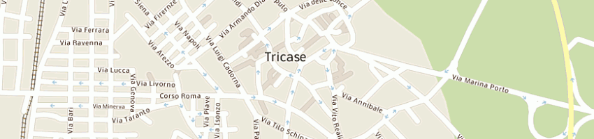 Mappa della impresa erboristeria il mirtillo di longo anna rita a TRICASE