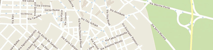Mappa della impresa pescheria zocco di giovanni zocco e c sas a TRICASE