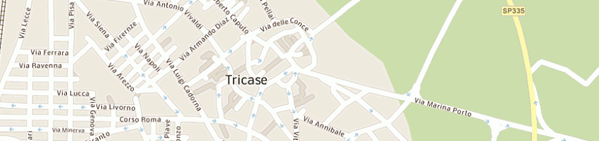 Mappa della impresa caputo gustavo a TRICASE