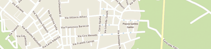 Mappa della impresa de vincenti tiziana a TRICASE