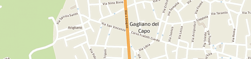 Mappa della impresa trane cosima a GAGLIANO DEL CAPO