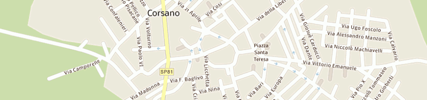Mappa della impresa itgest srl a CORSANO