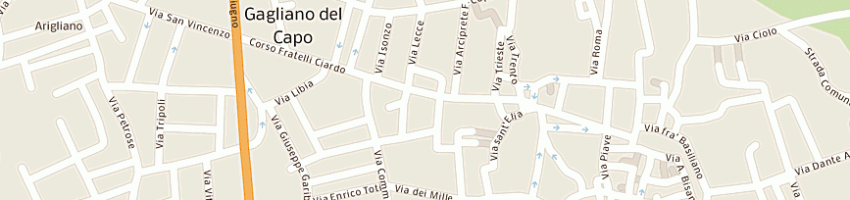 Mappa della impresa fiorire srl a GAGLIANO DEL CAPO