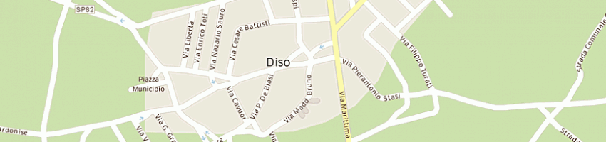 Mappa della impresa de vitis giuseppe a DISO