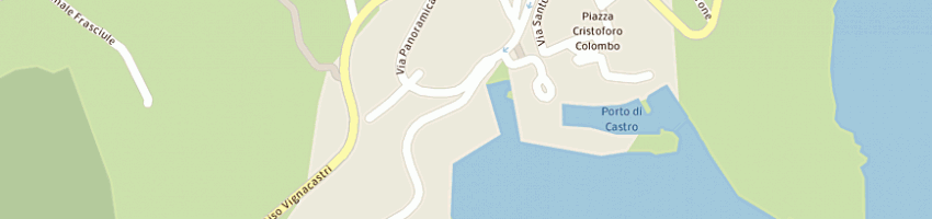Mappa della impresa idea mare di coluccia concetta a CASTRO
