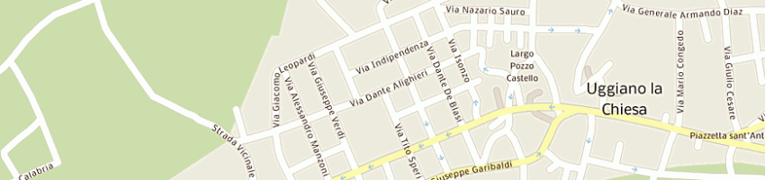 Mappa della impresa stefano salvatore a UGGIANO LA CHIESA