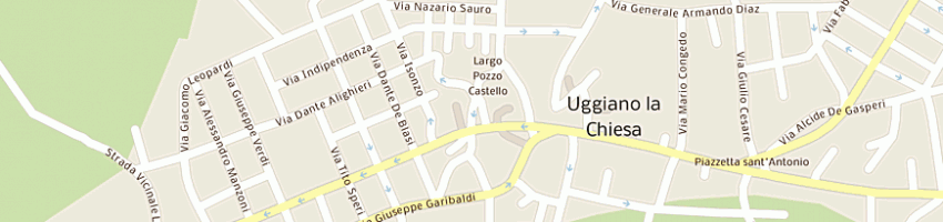 Mappa della impresa leo luigi a UGGIANO LA CHIESA