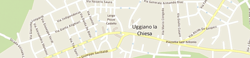 Mappa della impresa greco giuseppe a UGGIANO LA CHIESA