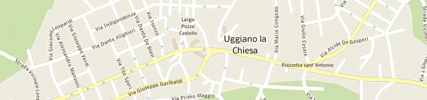Mappa della impresa comune di uggiano la chiesa a UGGIANO LA CHIESA