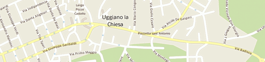 Mappa della impresa cariddi giuseppe a UGGIANO LA CHIESA